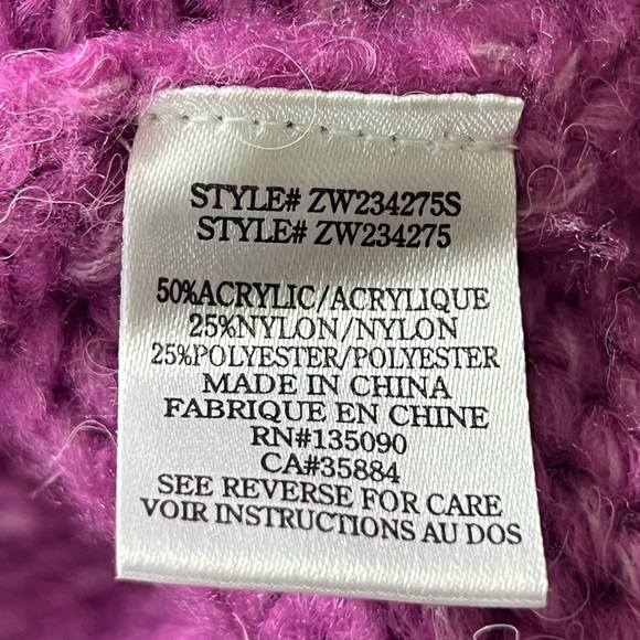 Z SUPPLY ETOILE SWEATER AZALEA  Crew Neck Women’s Medium Winter - Picture 5 of 6